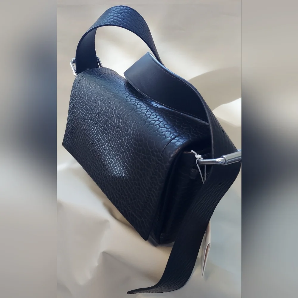 Alexander Wang Ricco Black Textured Leather Bag (Medium) - Picture 8 of 15